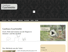 Tablet Screenshot of eyachmuehle.com
